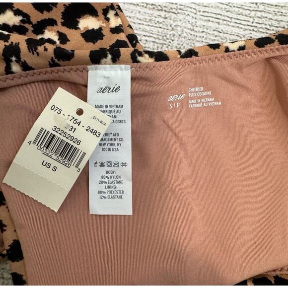 Aerie NWT Cheekier Animal Print Bikini Bottoms - Picture 4 of 4
